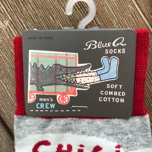 NWT Chili dogs are a man’s best friend BlueQ Socks - Picture 2 of 3